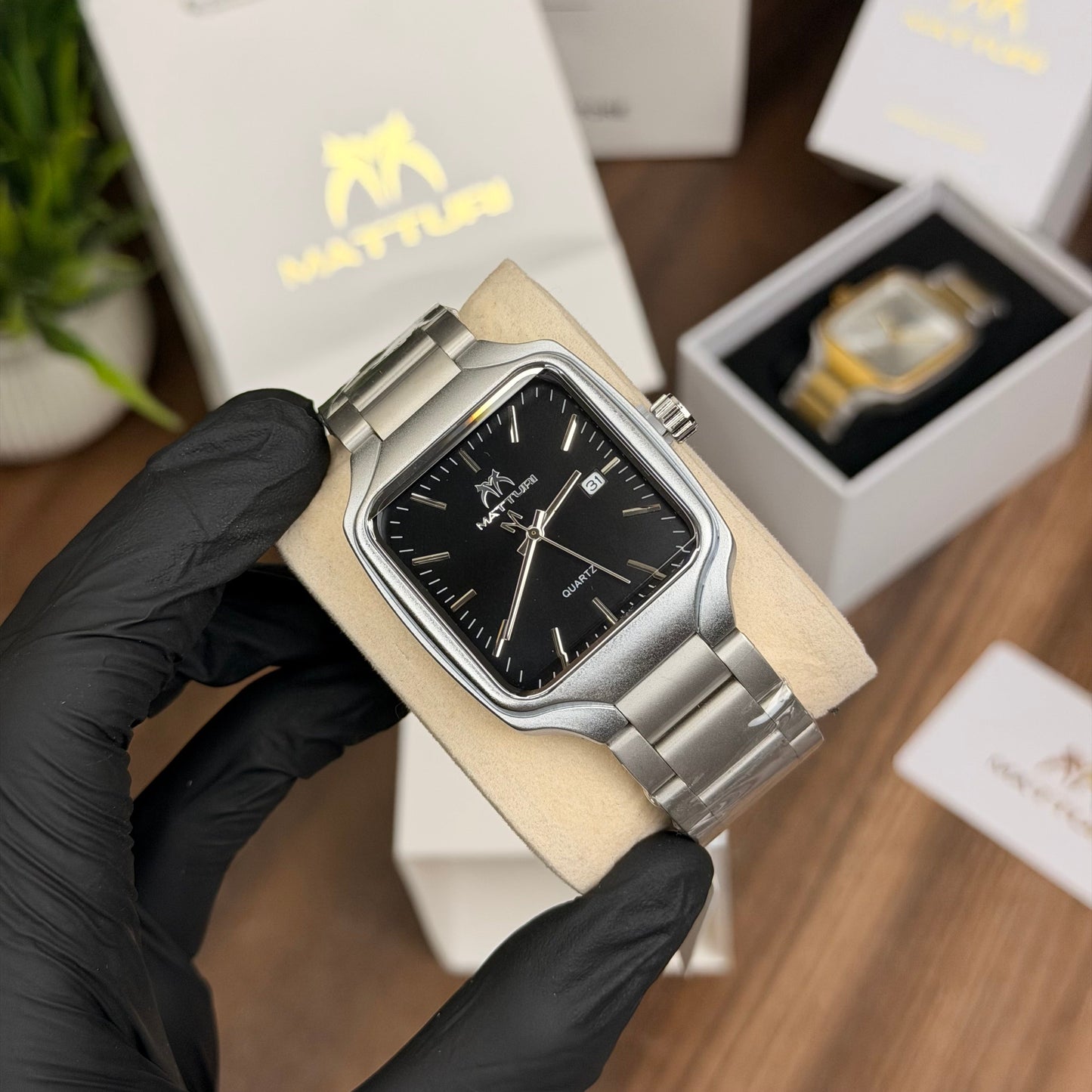 Matturi Square Dial Watch