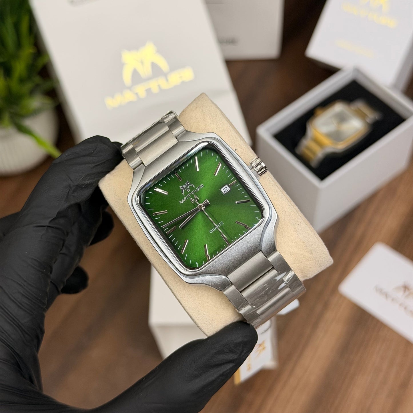 Matturi Square Dial Watch